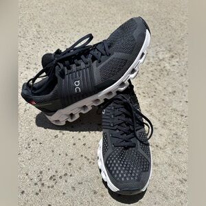 On Cloud Cloudswift Black Sneakers Womens Size 7